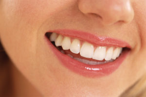“Well, appearance is not the most important thing, but my teeth are perfect, no fillings, nice and straight,” she began.