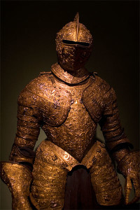 My wife doesn’t fancy me wearing armour, said Mike. “My wife doesn’t fancy me wearing armour,” said Mike.