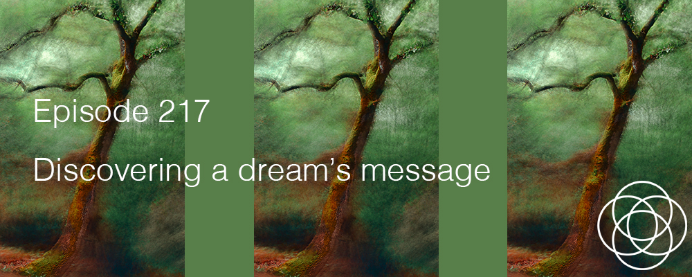 Episode 217 The Dream Show Discovering a dream's message Jane Teresa Anderson