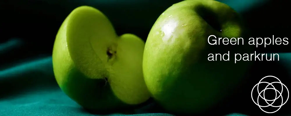 Green apples and parkrun Jane Teresa Anderson
