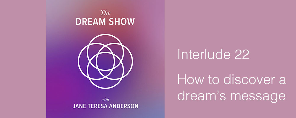 Interlude 22 The Dream Show Jane Teresa Anderson