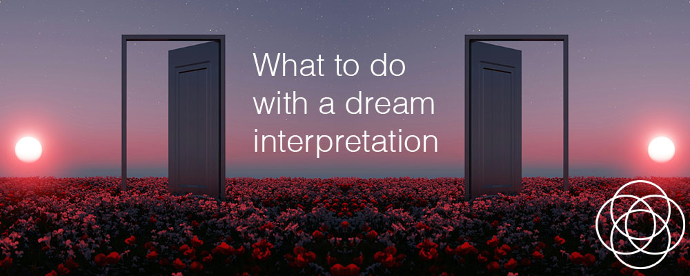 What to do with a dream interpretation Jane Teresa Anderson