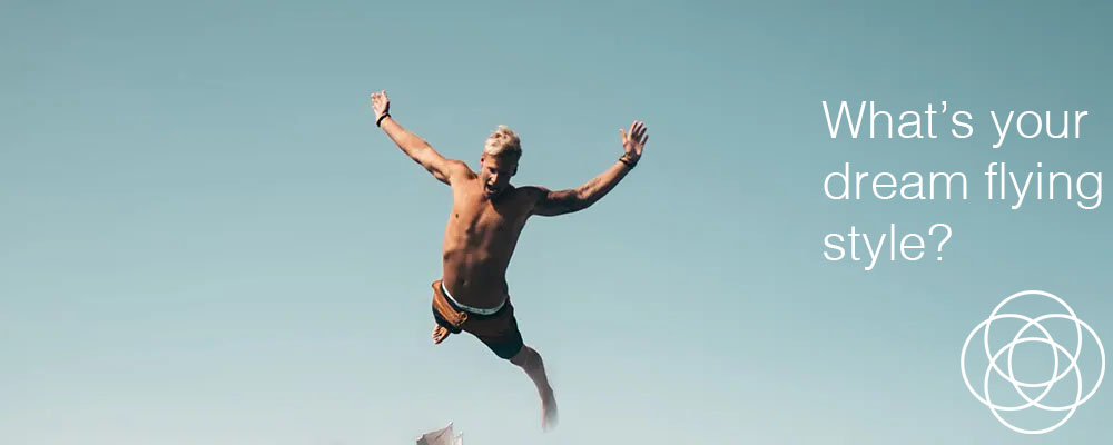 Whats your dream flying style Jane Teresa Anderson